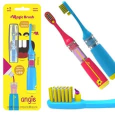 Escova Dental Infantil Com Reservatório Magic Brush  Super Macia