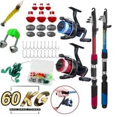 Kit Barato Completo 2 Varas + 2 Molinetes