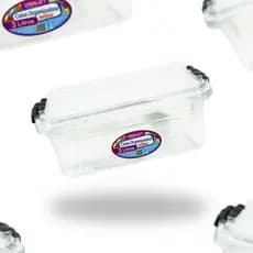 Kit Caixas Organizadoras Transparente Vasilha 3 Litros Com Travas Uninjet