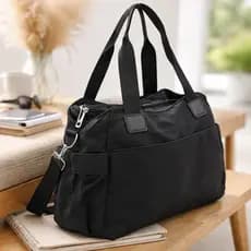 Bolsa Feminina Sacola Grande Impermeável Transversal Média