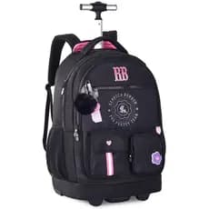 Mochila de Carrinho Rebecca Bonbon em Nylon com Bordado 33 Litros