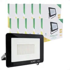 Kit 10 Refletor 400w Projetor Led Branco Frio 6500K IP65 Prova D'água Bivolt Exterior Iluminação