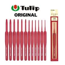 Agulha De Crochê Tulip Etimo Red Original Premium Vários tamanhos