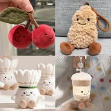 Jellycat Divertido Cereja Pelúcia Coleção De Moda Frutas Boneca Decoração Para Casa Presente Aniversário Amigos mueadegb