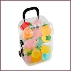Frutas Em Miniatura 20 Peças Estatuetas Luminosas Com Mala Casa De Boneca Figuras Para Meninos Meninas mueadegbr