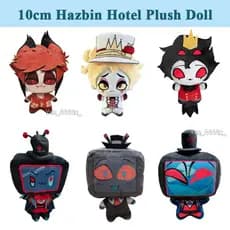 Hazbin Hotel Alastor Brinquedo De Pelúcia 10cm Pequeno Personagem Anime Boneca Presente Colecionável Para Crianças Fãs m