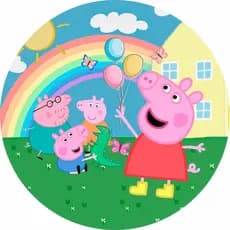 Painel em Lona Festa Infantil Pepa Pig