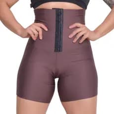 Short Cinta Modeladora Suplex Encerado Reduz Medidas e Define
