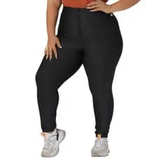 Calça Modeladora Levanta Bumbum - Chapa Barriga em Tecido Power Do P ao G3