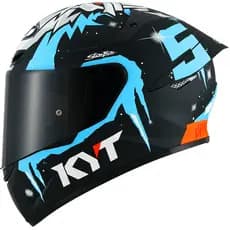 Capacete KYT TT Course Masia Winter Test Esportivo Moto GP