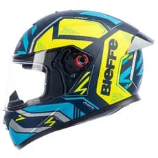 Capacete Bieffe B12 Phanton Esportivo Azul Moto Aerofolio