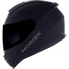 Capacete Norisk Masculino Feminino Razor Moto Preto Fosco Fechado Com Narigueira