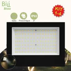 Holofote Refletor Led ECO Pro 500W Branco Frio 6500K (Luz Branca) | IP65 110V-220V Bivolt