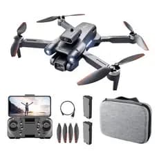 Mini drone LSRC Motor sem escova câmera dupla 4K cabeça para evitar obstáculos S1S versão de 2 baterias