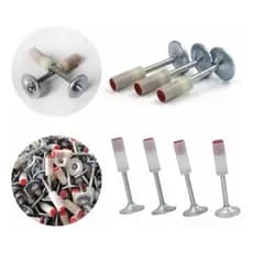 Kit 250 Prego Finca Pino Arruela Cônica Profissional Ação Direta Arita cadeirinha 27/32mm