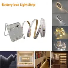 Fita De Led 2,4m De Pilha 72 leds Para Decoração Festa Iluminação Casa Quarto