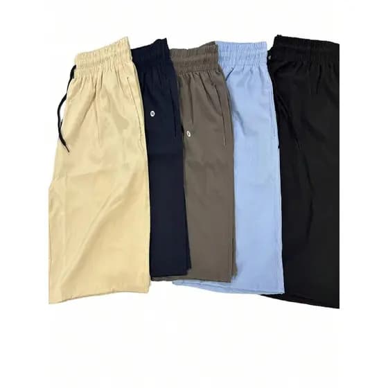 kit4 Shorts masculinos de algodão, shorts esportivos de corrida plus size com zíper de bolso shorts masculinos M-6XL