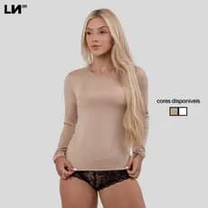 Blusa Manga Longa Básica Segunda Pele Térmica Inverno