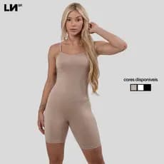Macaquinho Segunda Pele Linha Noite Anagua Underwear Feminino Alcinha