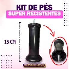 promoção Pé de Cama Box - top da linha maior segurança  alt- 13cm Casal ou Solteiro - Preto 01