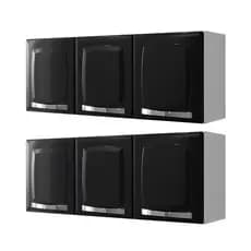 Kit com 2 Armários de Aço Itatiaia para Parede – Linha Rose, Ideal para Cozinha ou Lavanderia