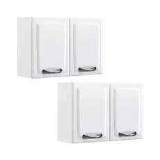Kit 2 Armários Aéreos Itatiaia Aço New Premium 80cm Cozinha