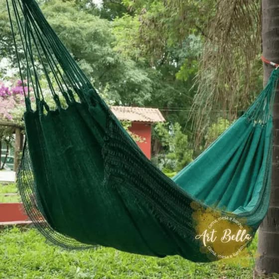 Rede De Dormir Descanso Casal Jeans Varias Cores Rede Descanso Reforçada Boa Casal e Solteiro