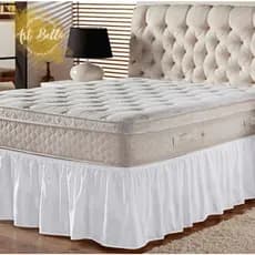 Saia Para Cama Box Com Elástico Solteiro, Casal e Queen Promoção