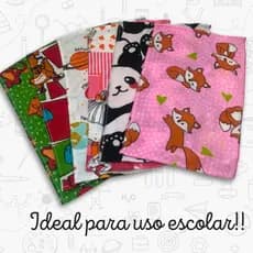 Toalha Infantil Pequena de Rosto Escolar Lancheira Estampadas