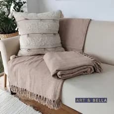 Manta Para Sofá King Gigante 3,00M x 1,80M 100% Algodão Protetor Decoração
