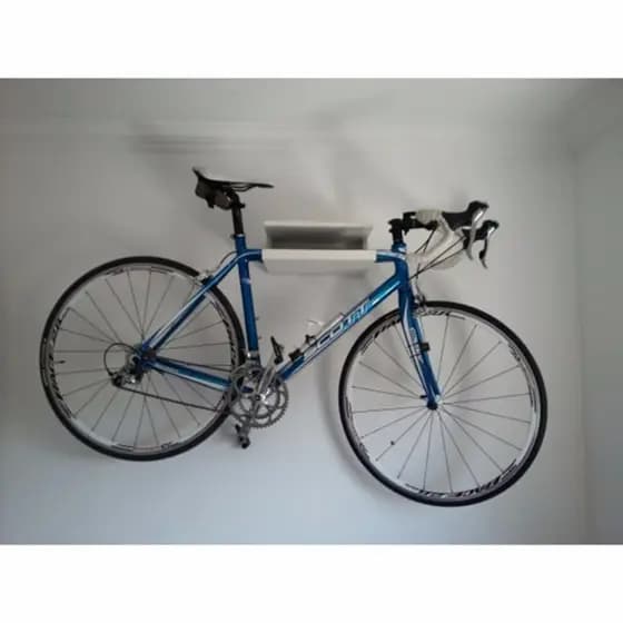 Suporte Para Bicicleta - Suporte para Bike - Ciclista MDF Branco