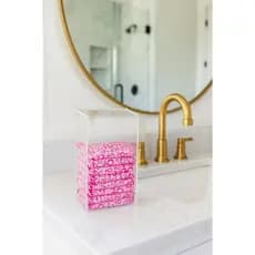 Porta Absorventes Em Acrilico Cristal