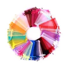 Saquinhos de Organza Presente 50/100 - 9 x12 cm - Lembrancinhas/Casamento