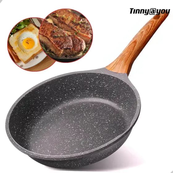 Frigideira Cerâmica Antiaderente • Para Fogão Cooktop, Indução e Gás • Cozinha Sem Óleo