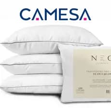 Kit 2 Travesseiros Antialérgico Macio Camesa Ecopluma 233 Fios 100% Algodão 50x70 Casal Conforto de Hotel