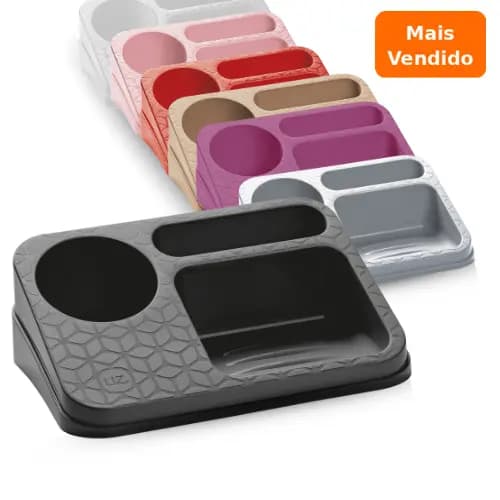 Kit 2 Organizadores Suporte de Pia Porta Detergente Bucha Sabão Resistente UZ