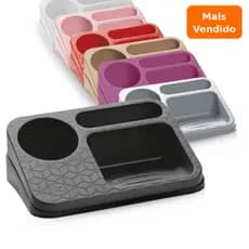Kit 2 Organizadores Suporte de Pia Porta Detergente Bucha Sabão Resistente UZ