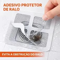 Protetor de Ralo Adesivo de Banheiro Tapa Ralo Descartável Anti Insetos