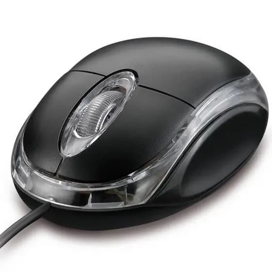 Mouse Óptico Fio Usb Notebook Computador Caixa Original