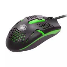 Mouse Gamer RGB LED Ajuste DPI Alta Precisão USB Ambidestro Leve e Rápido