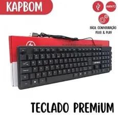 Teclado para PC KA-691 Premium  USB, Design Ergonômico e Ótimo Desempenho