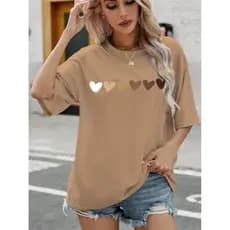 Camiseta Feminina Larga Oversized Manga Curta Verão Estilo Skatista Blusa Estreetwear Unissex Estam