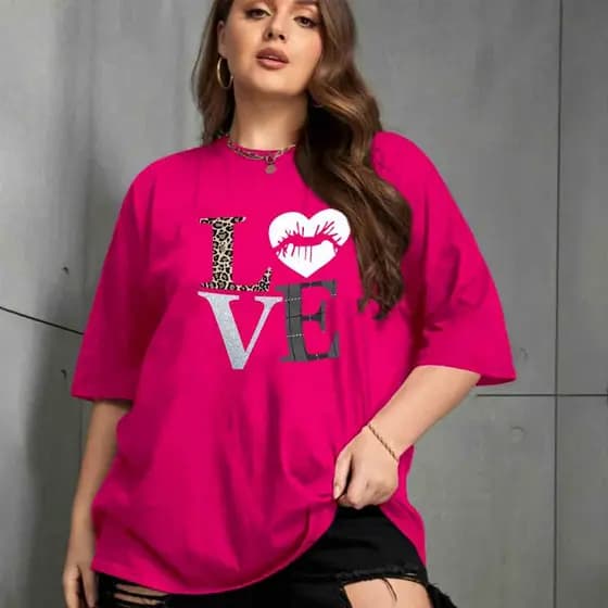 Camiseta Oversized T Shirt Streetwear Unissex Casual Academia Blusa Camisa Tecido Confortável