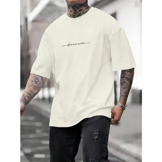 T Shirt Oversized Plus Size Unissex Larga Casual Academia Camiseta Leve Personalizada Blusa Old Sch