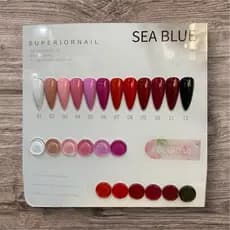 Esmalte em Gel UV Sea Blue Secagem rápida em Cabine LeD/UV