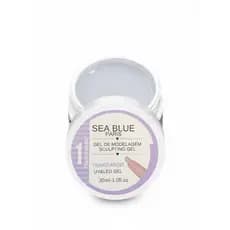 2 Gel para modelagem em cabine Led/Uv Sculpiting 30ml Sea Blue Paris