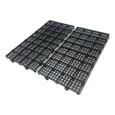 Palete Piso Encaixável 25X50 - Kit com 40 - Preto