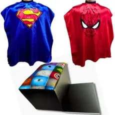 Kit 2 Capas de Corte de Cabelo Infantil + 1 Assento de Cortar Cabelo de Criança Elevação puff Cabeleireiro Barbeiro
