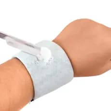 Pulseira Higiênica Barbeiro Braço Barbearia + 100 Refil Uso profissional limpar higienizar lâmina Navalhete Pulseira
