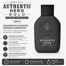 Perfume Masculino Authentic Hero Bold 100ml – Elegância e Presença Marcante